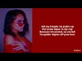 Becky G, French Montana, Farruko ; Zoored // Lyrics