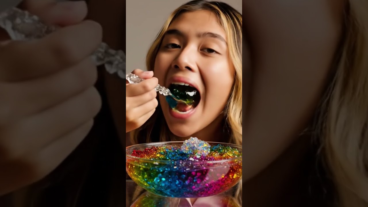 ASMR Agar-Agar Crystal Colorful ✨