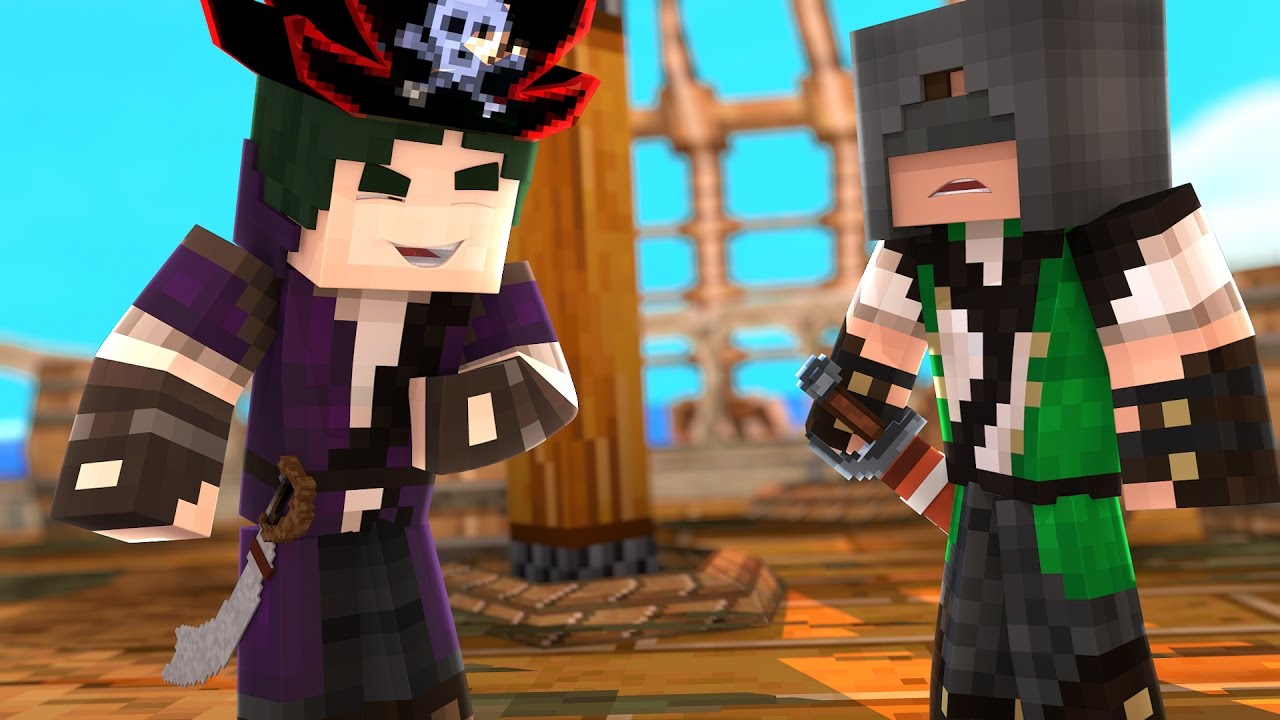 Minecraft ASSASSINS CREED - CAPTAIN JOKES (Minecraft Roleplay)
