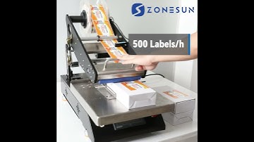 How To Use ZS-TB4 Manual Flat Surface Labeling Machine