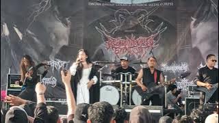 Total tragedy - sinar batas sepi live at reunian moral bangsat,lapangan volly tebing cafe-paciran