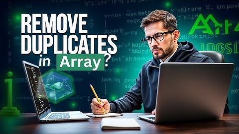 Remove Duplicates in Array || POTD || Amazon Coding Question || Python Solution || GeeksforGeeks