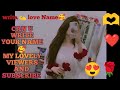 NaDira Choudhary077 is live# can u write your name 🥰 And your love name 😁✍️🫶 in my live chat 🫶