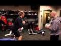 Blackhawks road trip with paul goodman strength and conditioning coach