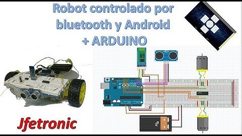 Robot controlado por bluetooth  [APP INVENTOR][ARDUINO][+LINK DE DESCARGA]. Muy fácil de hacer !!