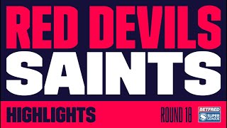 Highlights: Salford Red Devils V St Helens, Round 18, 26.10.20 Highlights: Salford Red Devils V St Helens, Round 18, 26.10.20