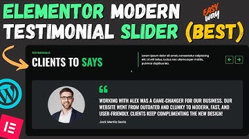 🚀Build a Stunning TESTIMONIAL SLIDER in ELEMENTOR Like a PRO! | WordPress Tutorial 2026