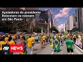 Avenida Paulista tem manifestação pró-Bolsonaro neste sábado (15) - #JM