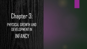 Physical Development in Infancy (Chapter 3 Lecture - CHFS 2106)