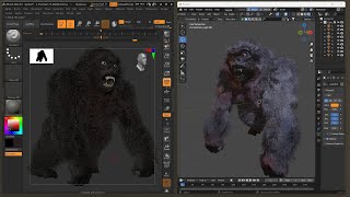 Videoguide - Import Export Zbrush and Blender, GoB and GoZ, 3D Model, Mesh, Texture, Fibers, Easy