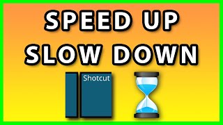 How to Speed Up or Slow down a video in Shotcut | Shotcut Slow Motion / Fast Forward Tutorial