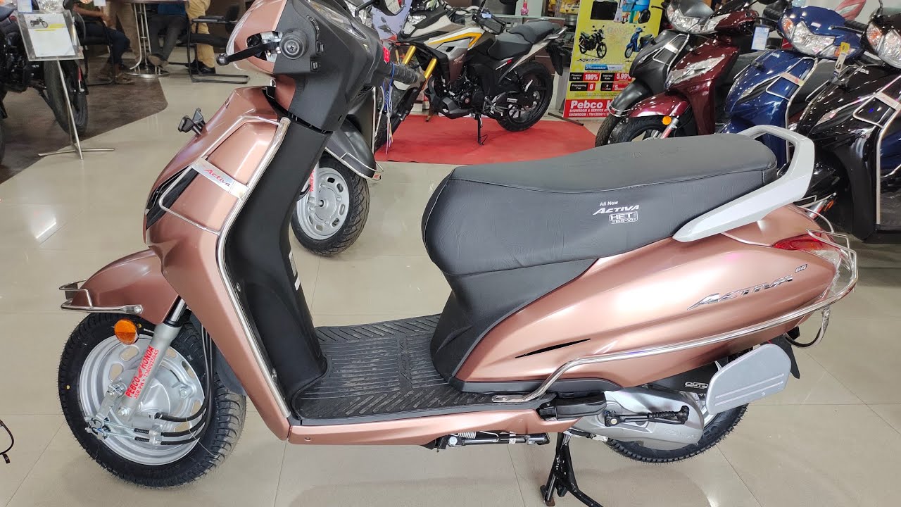 2022 New Honda Activa 6G ) new Cooper colour ) Full walkaround cinematic // 