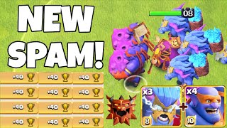 No Skill Needed! This NEW Spam is BROKEN in Legend League Best th18 attack strategy in coc 
