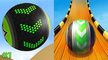 Going Balls | Sky Rolling Balls All Level Gameplay Android iOS Ep 1