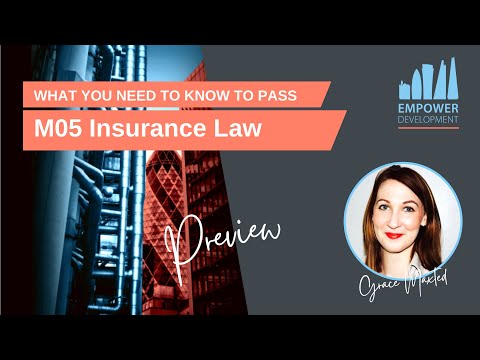 M05 What you need to know - preview (Insurance Law)