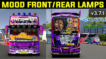BUSSID NEW FRONT & REAR LAMPS v3.7.1/ BUSSID HEADLAMPS MOD/check video description