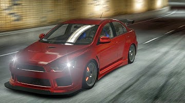 Mitsubishi Lancer EVOLUTION X - Tokyo Circuit (Need For Speed Shift 2 Unleashed)
