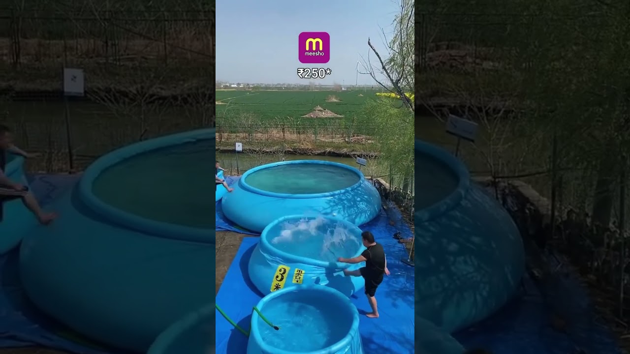 Portable swimming pool from meesho| meesho finds| shorts 