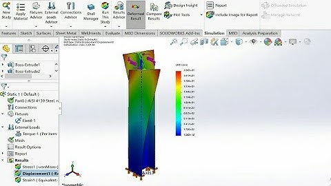 #Torque force and report testing in solidworks#Torque analysis in axis for solidworks torque test#