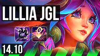 LILLIA vs VOLIBEAR (JGL) | 9/0/6, Legendary, 800+ games | NA Grandmaster | 14.10