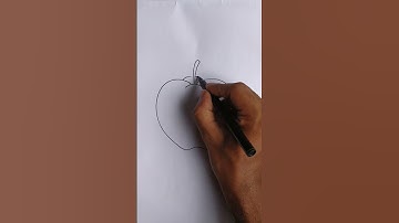Apple drawing 🍎|| Apple drawing for kids || Apple drawing easy || How to draw an apple 🥰 #shorts