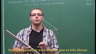 Geometria - Aula 39 - Ortocentro do triângulo - Legendado