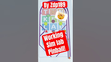 Play Pinball in Tinkercad! Sim Lab Motors & Keys by ZDP189!