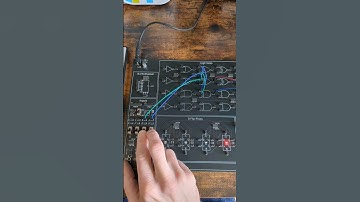 Binary Half Adder with Logic Professor Board #computerscience #electronics #logicgates #computing