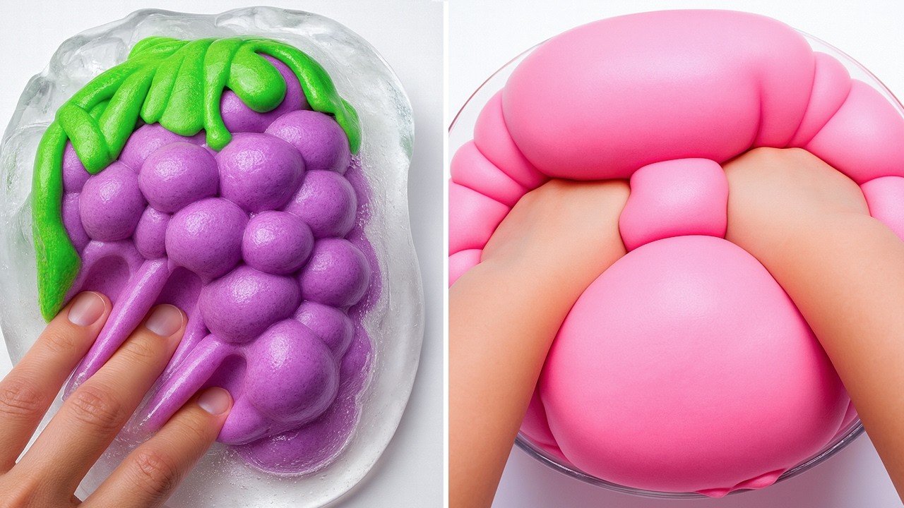 Расслабляющие АСМР-видео со слаймом для сна | Satisfying Slime No Talking ASMR 3880