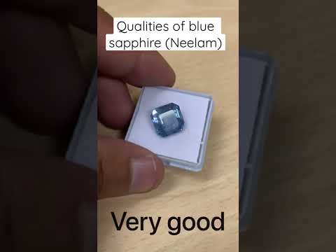 Qualities of blue sapphire Neelam || varieties of Neelam stone || basis of price variations ||