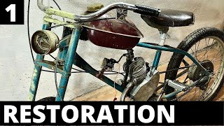 1971 Motorcycle Restoration Part 1| I restored old motorbike