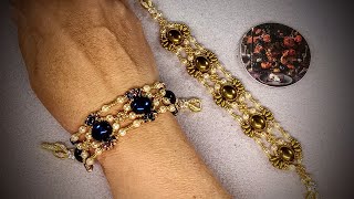Elegant Pearl Candy Bead Bracelet Tutorial from John Bead Curiosities Box Halloween Banquet