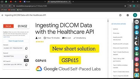 Ingesting DICOM Data with the Healthcare API lab solution ||GSP615The Arcade Trivia May 2024 Week 4