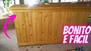 How to Make a WOODEN Counter or Bar PALETTE WAY + Easy Like This You've NEVER SEEN