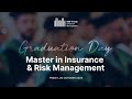 Master in insurance  risk management graduation ceremony