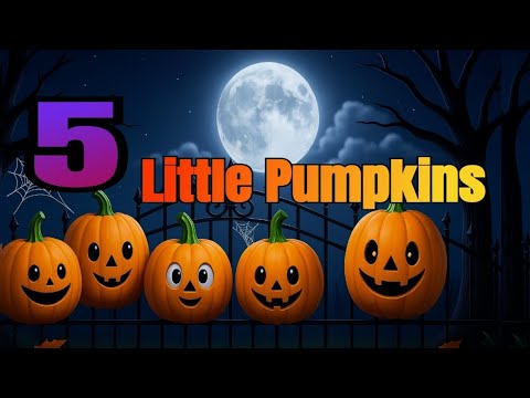 Five Little Pumpkins | Halloween Nursery Rhyme for Kids | Fun Halloween ...
