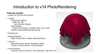 What's New in ViaCAD V14 - Introduction to Rendering