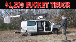 Bought The Cheapest Bucket Truck on The Internet, Can We Save It?