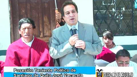 JOSE VACACELA TENIENTE POLITICO SANTIAGO DE QUITO