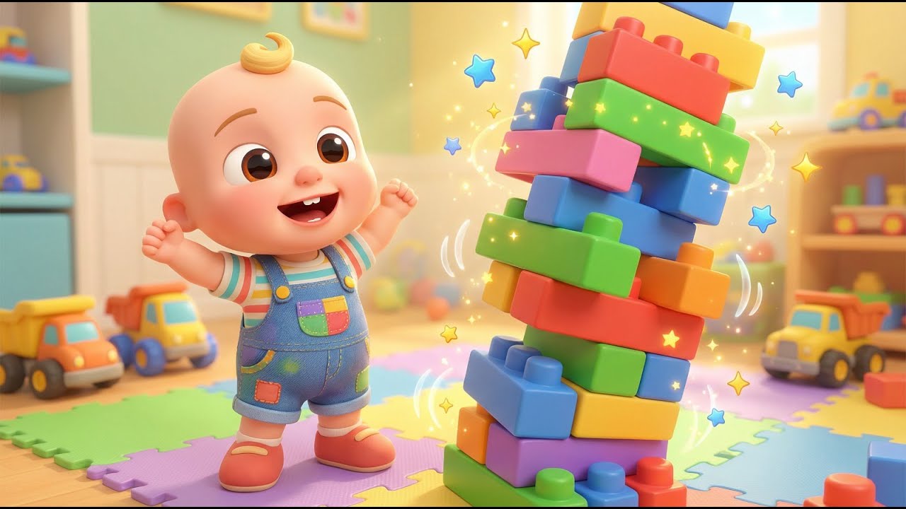Milo Builds It Up Up Up | Creative Building Song for Kids - YouTube