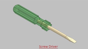 Screw Driver (Video Tutorial) SolidWorks