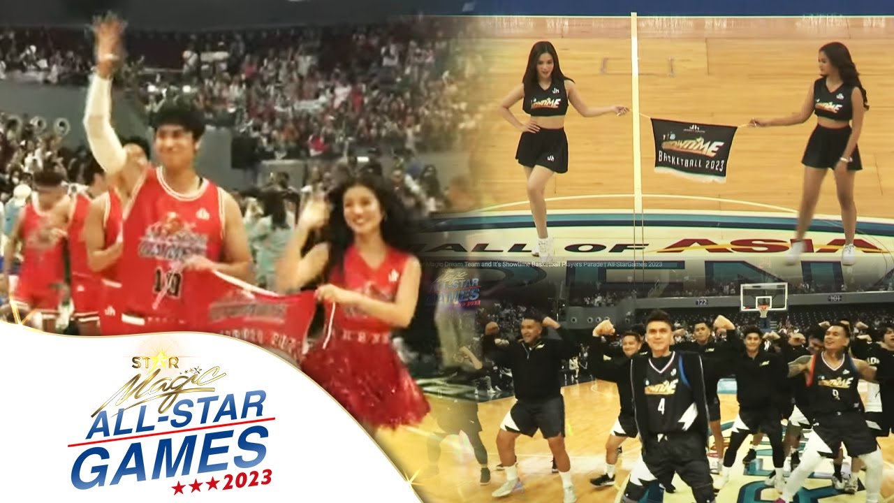 Star Magic Dream Team and It’s Showtime Basketball Players Parade All