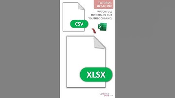 Tutorial Preview | How to convert a CSV file to an XLSX file using Microsoft Excel #Shorts
