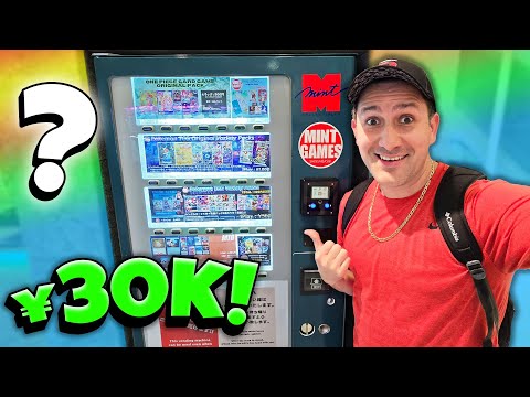 Spending ¥30,000 on a Mystery Pokemon Vending Machine!