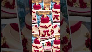 new folding &amp; fresh cream decoration design cake #apnizindagi #cake #cakedecorating #nazdej #love