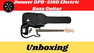 Donner DPB 510D Electric Bass Guitar Unboxing