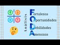 Matriz FODA personal y vocacional 🚀  Ejemplos 🤓 Análisis interno y externo🤔 ¿Para qué sirve?