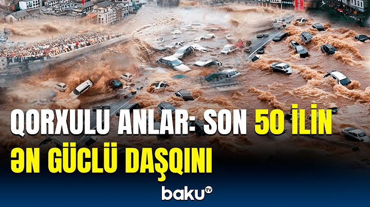İnsanları canından edən fəlakət | Qəsəbə və kəndlər su altında qaldı