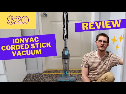 Ionvac ZipVac 3-in-1 Lightweight Corded Stick Vacuum