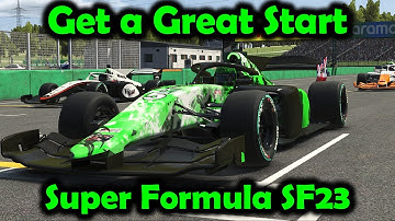 HOW To START Super Formula SF23 | Launch Control | Dual Clutch